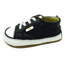 Sapatenis de Couro Lala Lipe Enzo Preto V21 333