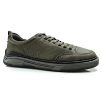 Sapatênis de Couro Masculino Democrata Dylan 640101