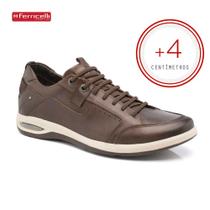 Sapatenis de Couro Masculino Ferricelli Air Equus - Marrom