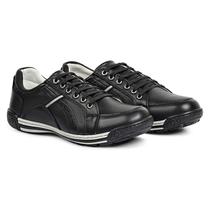 Sapatênis de Couro Masculino Preto 3002 Sapatênis de Couro Masculino Preto 3002