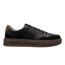 Sapatênis Democrata Casual Masculino Couro Preto Sapatênis Democrata Casual Masculino Couro Preto