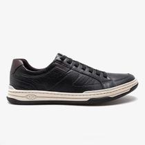 Sapatênis Democrata Masculino Denim Jay Preto