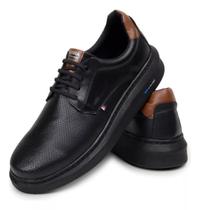 Sapatenis Derby Masculino Casual Moderno Detalhado Em Couro Eco Parra Boots Sapatenis Derby Masculino Casual Moderno Detalhado Em Couro Eco Parra Boots