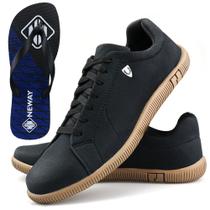 Sapatenis Dhl SW Masculino Preto + Chinelo