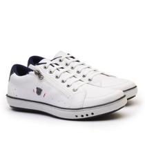 Sapatenis em Material Ecológico com Zíper Lateral 189 - Branco Sapatenis em Material Ecológico com Zíper Lateral 189 - Branco