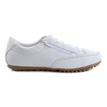 Sapatênis Feminino Casual Rasteiro Branco