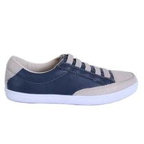 Sapatênis Feminino Casual Rasteiro em Couro de Ajuste Elástico Leve e Confortável