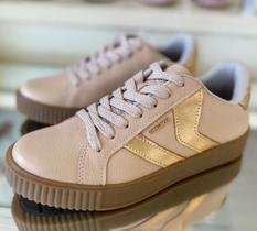 Sapatênis Feminino em Couro Pegada Alto Conforto Tênis Leve e Flexivel