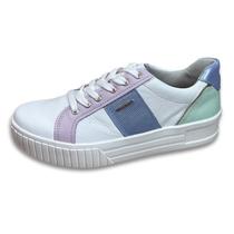 Sapatênis Feminino Pegada Menta Couro