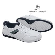 Sapatênis Leve Couro Branco LeveComfort Sapatênis Leve Couro Branco LeveComfort