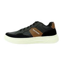 Sapatenis Manchester Casual Cabedal Em Costura - 561