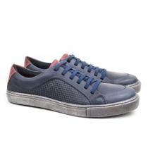 Sapatênis Masculino 8516 Marinho/Amora S/I - Perlatto