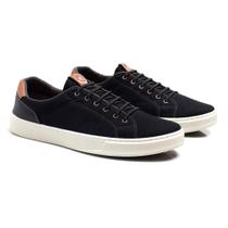 Sapatênis Masculino Cadarço Solado Reto Casual Confortável