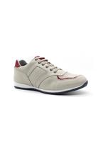 Sapatenis Masculino Casual em Couro com Elástico NE-5695 Off-White