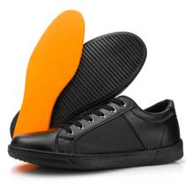 Sapatenis Masculino Casual Tênis Preto Confortável Macio Elegante