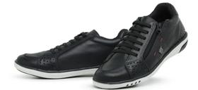 Sapatênis Masculino Couro Confort Casual Anti Stress Sapatênis Masculino Couro Confort Casual Anti Stress