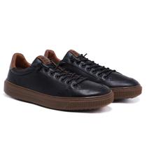 Sapatênis Masculino COURO LEATHER luxo e elegância seu dia a dia Sapatênis Masculino COURO LEATHER luxo e elegância seu dia a dia