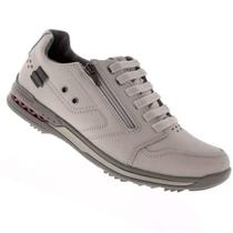 Sapatênis Masculino Couro Legítimo Amortecedor Pegada 114858