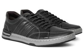 Sapatênis Masculino Democrata Shift Couro Denim