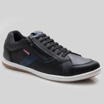 Sapatênis Masculino em Couro G100 Zarato Preto 2328 Sapatênis Masculino em Couro G100 Zarato Preto 2328