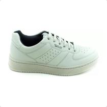 Sapatênis Masculino Em Couro Pegada Branco Sapatênis Masculino Em Couro Pegada Branco