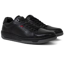 Sapatênis Masculino Ferracini 24h Casual Vox Couro Elástico Confortável