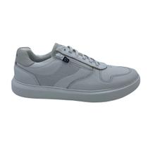 Sapatênis Masculino Ferracini Couro Branco 7323 - Branco 40