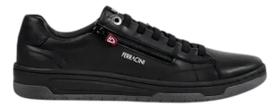 Sapatênis Masculino Ferracini Dubay Vox Couro Com Ziper Tenis Casual