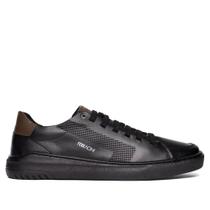 Sapatênis Masculino Ferracini Glow Couro Preto Sapatênis Masculino Ferracini Glow Couro Preto