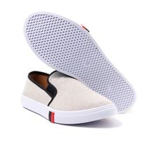 sapatênis Masculino Iate slip on moderno sem cadarço confortável