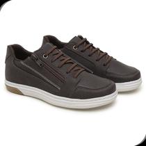 Sapatênis Masculino Infantil Casual Dia a Dia Confortável Marrom Rovetto Sapatênis Masculino Infantil Casual Dia a Dia Confortável Marrom Rovetto