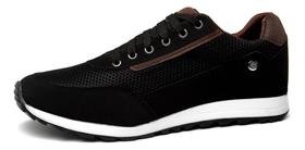 Sapatênis Masculino Jogger Elegância E Conforto No Seu Dia