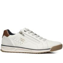 Sapatenis Masculino Pegada 112503-05 em Couro Milk