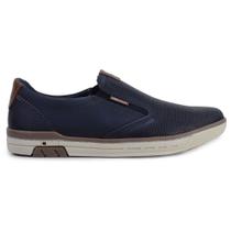 Sapatênis Masculino Pegada Casual Couro Marinho - 193 Sapatênis Masculino Pegada Casual Couro Marinho - 193