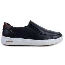 Sapatênis Masculino Pegada Couro Nitro P Preto - 1120