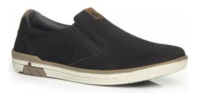 Sapatenis Masculino Pegada Couro Slip On Casual 119303