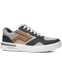 Sapatênis Masculino Pegada Flow Cinza/Camel 111951-09 Sapatênis Masculino Pegada Flow Cinza/Camel 111951-09
