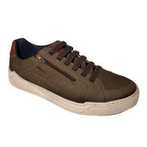 Sapatenis Masculino Pegada Ziper elastico Couro Amortecedor 119803 Sapatenis Masculino Pegada Ziper elastico Couro Amortecedor 119803