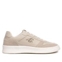 Sapatênis Masculino Polo Go Casual Bege/Cinza