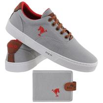 Sapatenis Masculino Polo Joy + Carteira Brinde