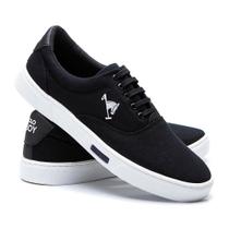 Sapatênis Masculino Polo Joy Casual Em Lona Conforto Dia a Dia