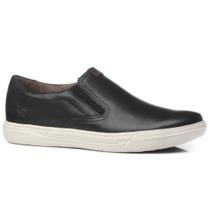 Sapatênis Masculino Slip On Plus Size Preto Pegada 510402-04