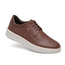 Sapatênis Masculino Tênis com Detalhe em Metal Casual e com Cadarço Conforto e Estilo Sola Macia