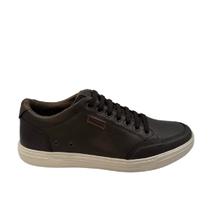 Sapatênis Pegada 110403-03 Stretch Dark Brown - Marrom Sapatênis Pegada 110403-03 Stretch Dark Brown - Marrom