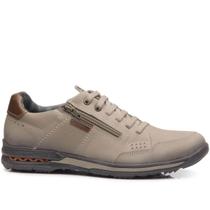 Sapatênis Pegada 114861-04 Bege Couro