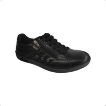 Sapatenis Pegada Couro confortavel zipper 119308