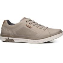 Sapatênis Pegada Masculino Areia Conhaque - Bege