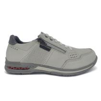 Sapatênis Pegada Masculino Couro Amortech com Zíper 114861