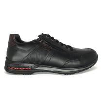 Sapatênis Pegada Masculino Couro Amortech com Zíper 114861
