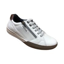 Sapatênis Pegada Masculino Couro Casual Elastico Amortecedor Sapato Ziper Macio Calce Fácil Sapatênis Pegada Masculino Couro Casual Elastico Amortecedor Sapato Ziper Macio Calce Fácil